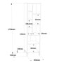 Hanah Home Armario Multiusos Vı2-W Blanco